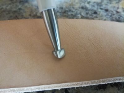 штамп тиснение кожи сделать